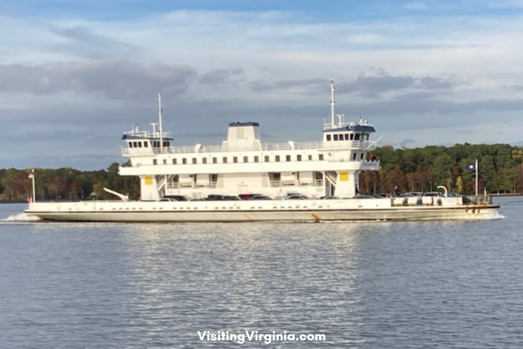JamestownScotland Ferry Visiting Virginia